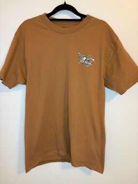 Loser Machine Co Eagle Graphic T-Shirt Brown Medium Cotton Tee